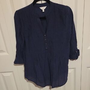 Coral Bay Navy Button Down Shirt